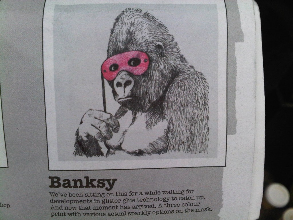 Banksy Gorilla Print POW